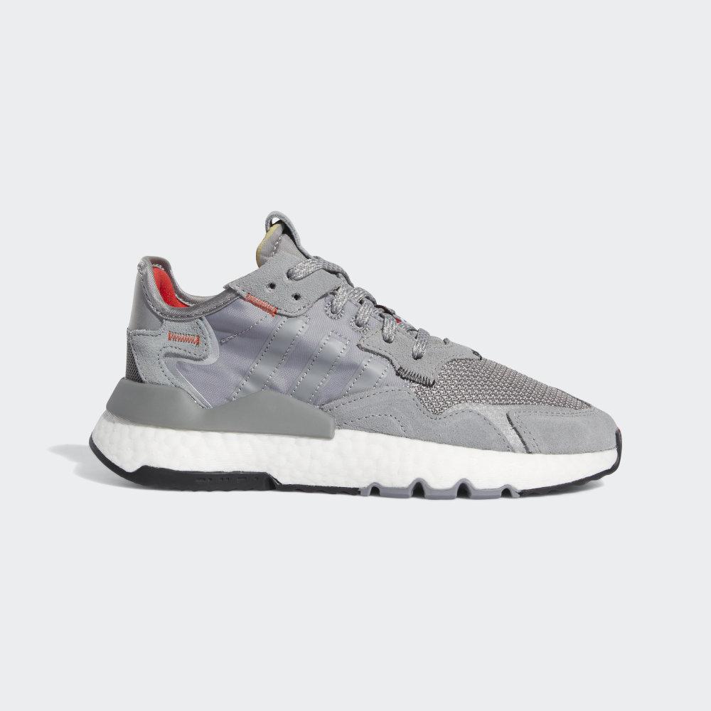 Originals Adidas Nite Jogger Baieti Romania - Gri/Albi EE6490